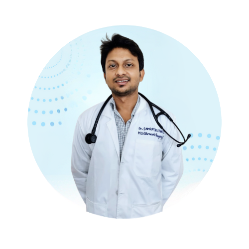Dr. Samrat Kuthati – Expert General Surgeon and Laparoscopic Specialist at Healing Hands Clinic