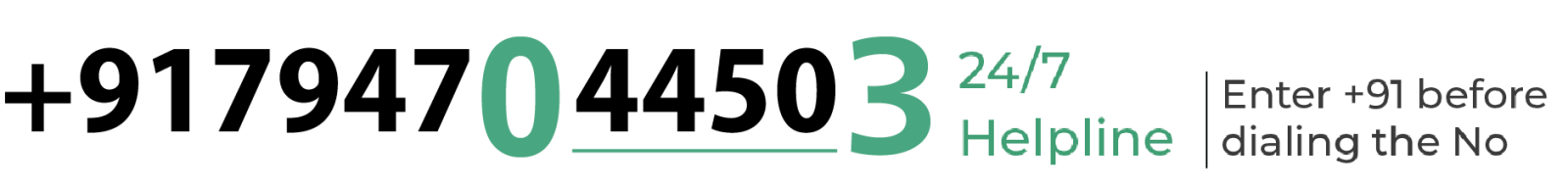 24*7 helpline